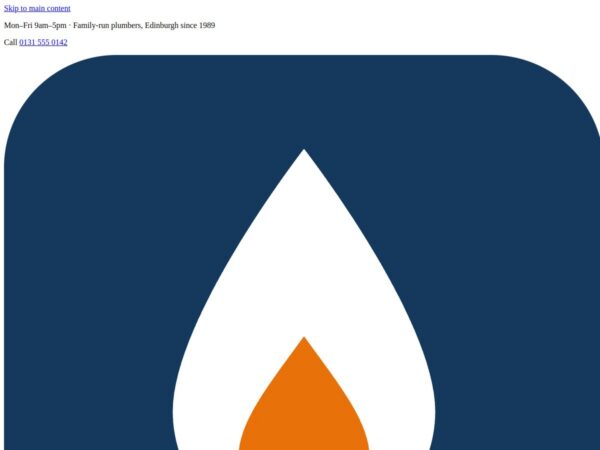 plumbing-heating - One-page website template preview