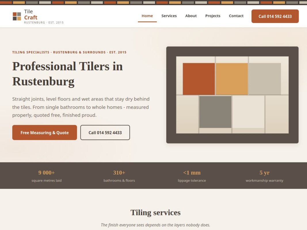 Tiling Services preview