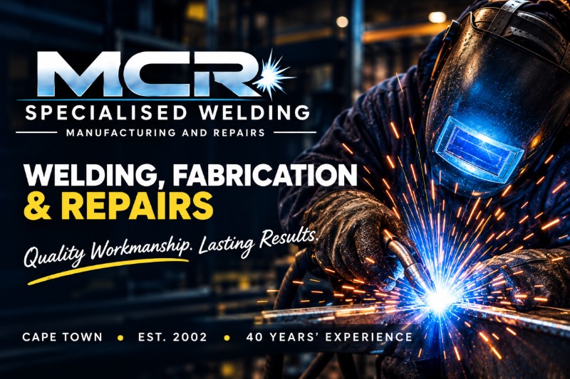 MCR Specialised Welding website preview